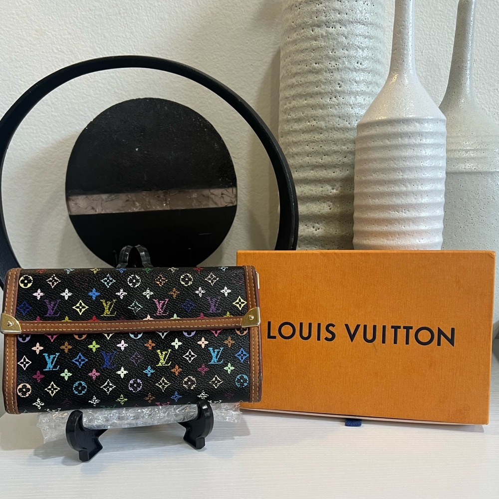 SOLD Louis Vuitton Murakami Multicolored Wallet with Box